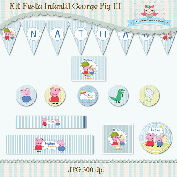 Kit Festa Infantil George Pig III