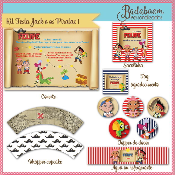 Kit Festa Infantil Jack e os Piratas I - C.432