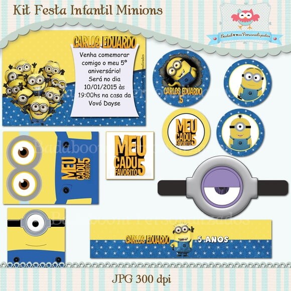 Kit Festa Infantil Minions - C.687