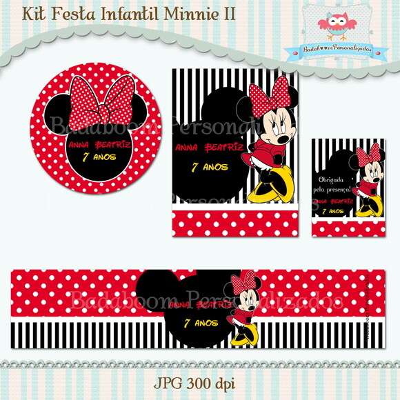 Kit Festa Infantil Minnie - C.729