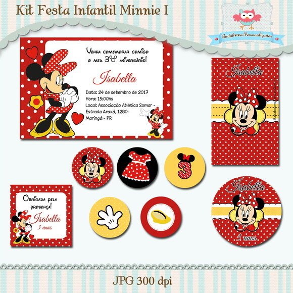Kit Festa Infantil Minnie - C.673