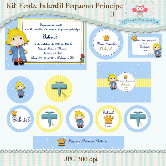 Kit Festa infantil Pequeno Príncipe - C.675