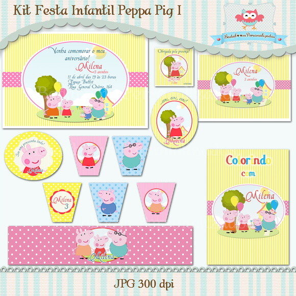 Kit Festa Infantil Pig - C.705