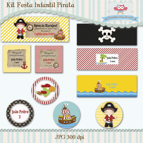 Kit Festa Infantil Pirata