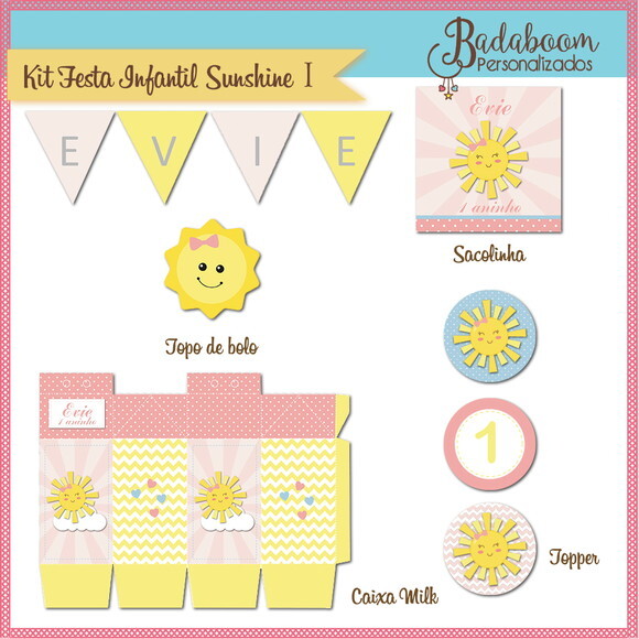 Kit Festa Infantil Sunshine I