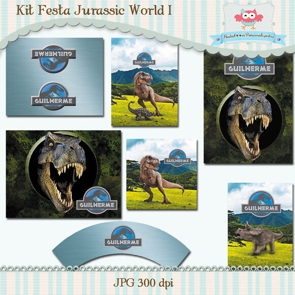Kit Festa Jurassic World