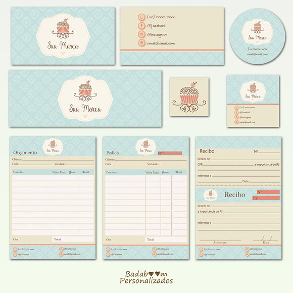Kit Identidade Visual Brigaderie