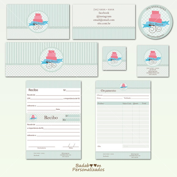 Kit Identidade Visual Confeitaria