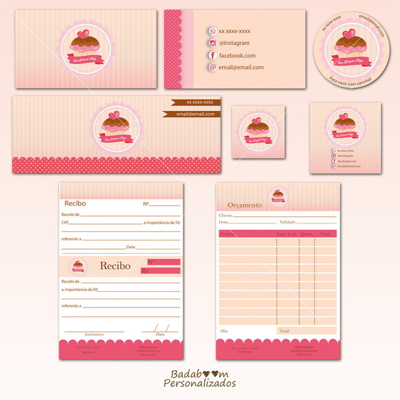 Kit Identidade Visual Cupcake II