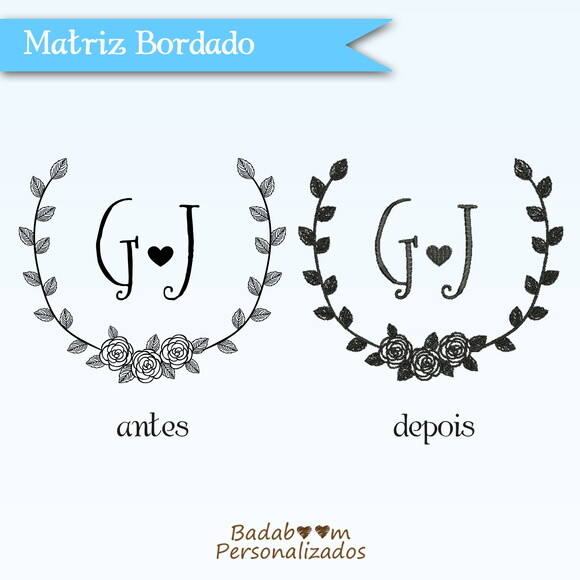 Matriz Bordado - Monograma