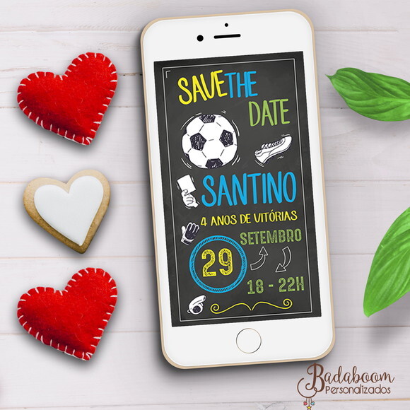 Save The Date Digital Futebol
