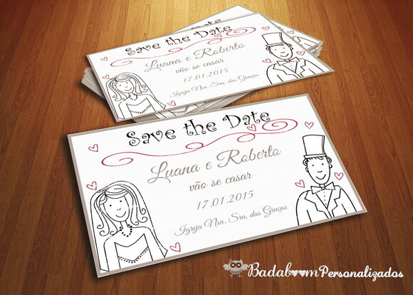 Save the Date Noivos (arte)