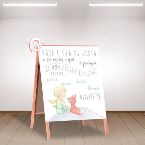 Arte Digital para Banner Pequeno Príncipe