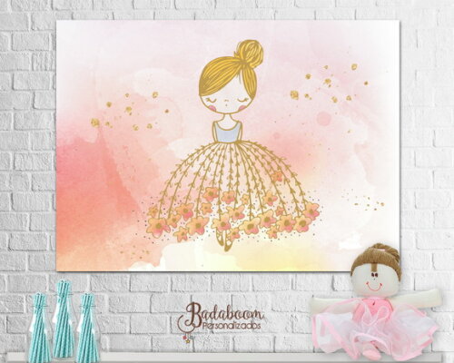 Arte Digital Para Painel Bailarina