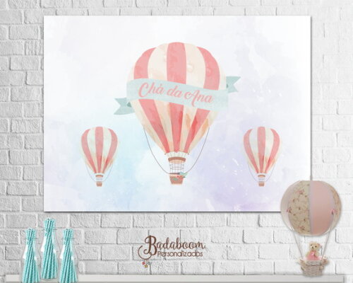 Arte Digital Para Painel Balão Menina