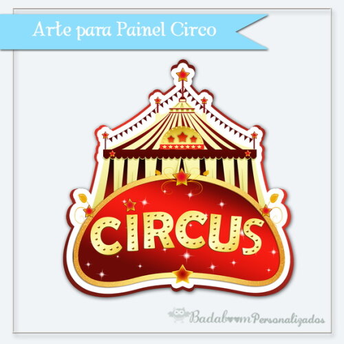 Arte Digital Para Painel Circo
