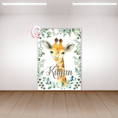 Arte Digital para Painel Girafa