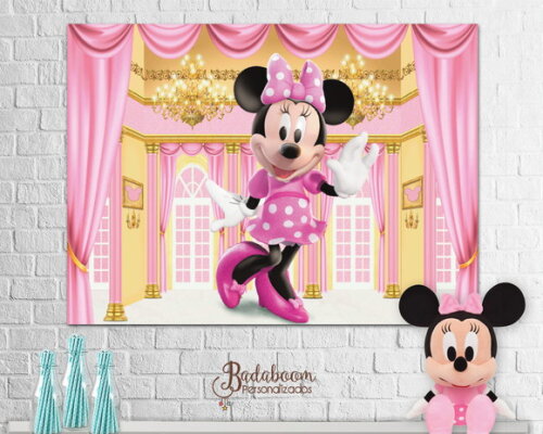 Arte Digital Para Painel Minnie