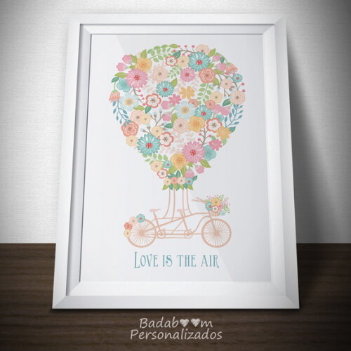 Arte Digital Para Poster Balão Floral
