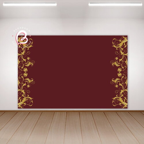 Arte Digital para Tapete Ornaments 15 Anos