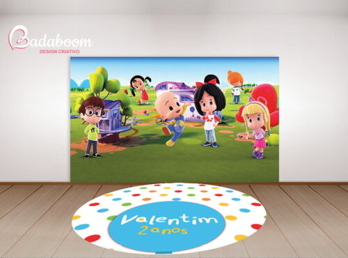 Kit Arte Digital Painel Cleo e Cuquim
