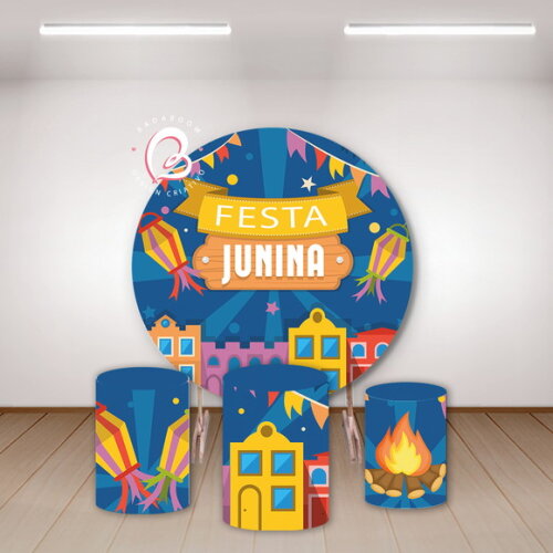 Kit Arte Digital Painel Festa Junina