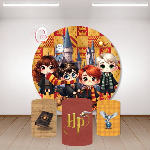 Kit Arte Digital Painel Harry Potter