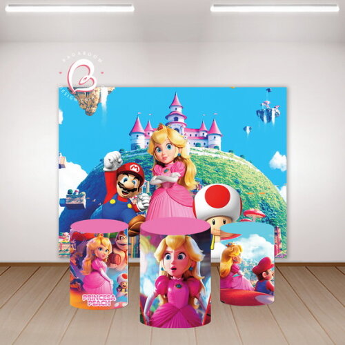 Kit Arte Digital Painel Mario Bros