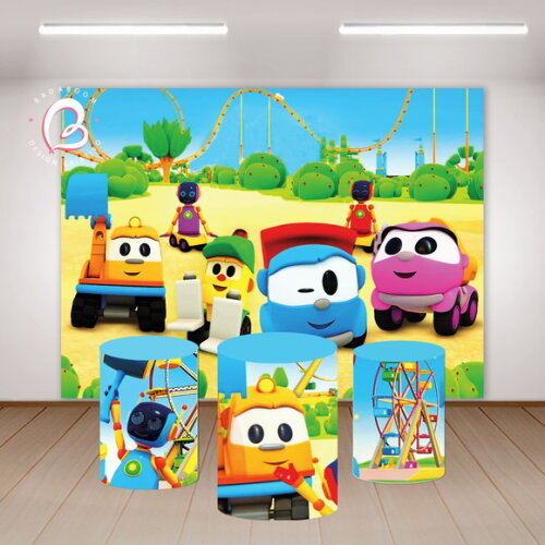Kit Arte Digital Painel Léo e o Caminhão
