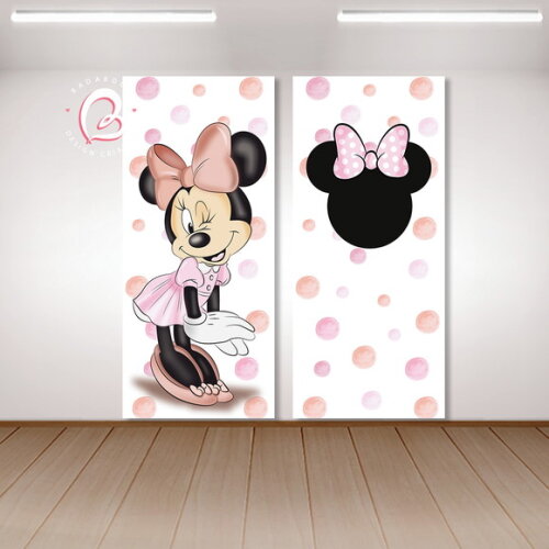 Kit Arte Digital Painel Minnie