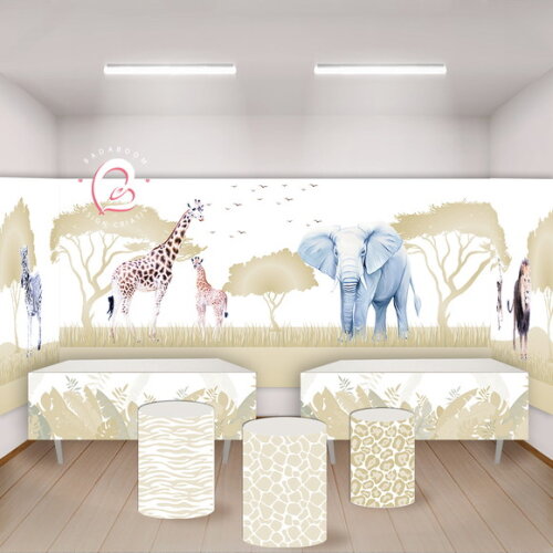 Kit Arte Digital Painel Safari