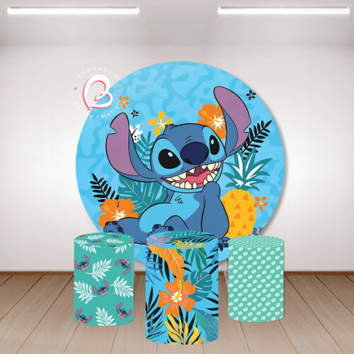 Kit Arte Digital Painel Stitch