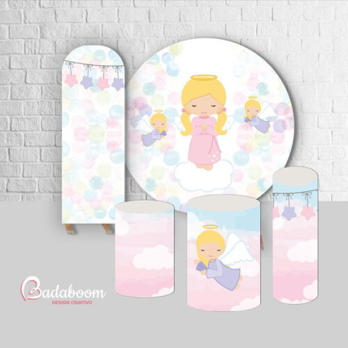 Kit Arte Digital para Painel Anjinha
