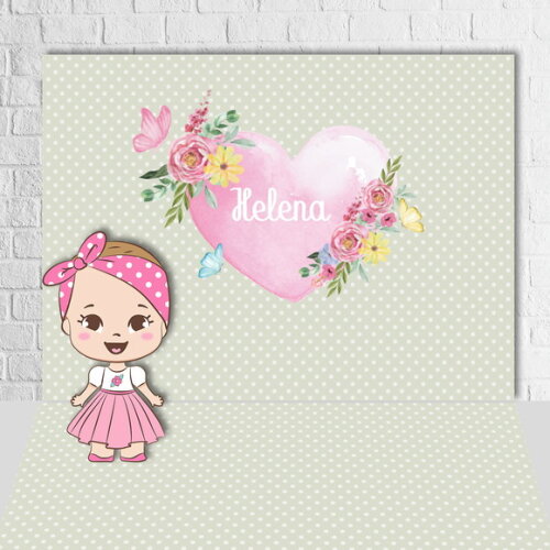 Kit Arte Digital Para Painel Boneca