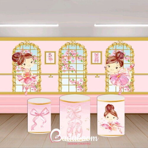 Kit Arte Digital Para Painel Bailarina