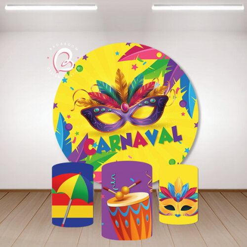 Kit Arte Digital para Painel Carnaval