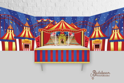 Kit Arte Digital para Painel Circo