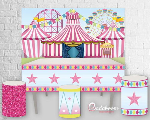 Kit Arte Digital Para Painel Circo - C.616