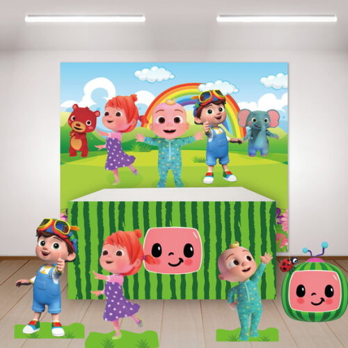 Kit Arte Digital Para Painel Cocomelon