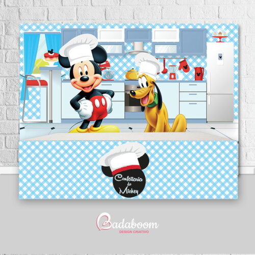 Kit Arte Digital Para Painel Confeitaria Do Mickey