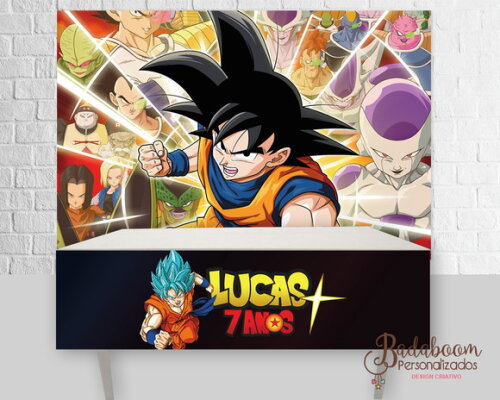 Kit Arte Digital Para Painel Dragon Ball Super