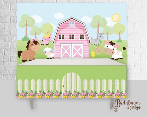 Kit Arte Digital Para Painel Fazendinha