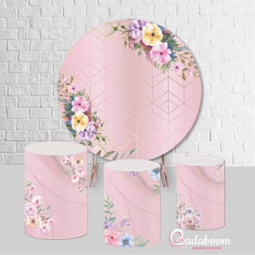 Kit Arte Digital Para Painel Floral