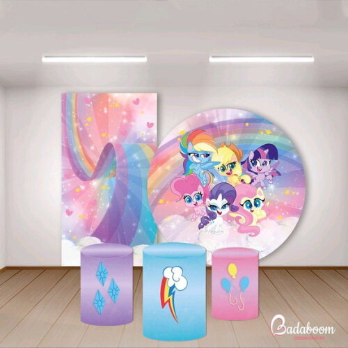 Kit Arte Digital para Painel My Little Pony