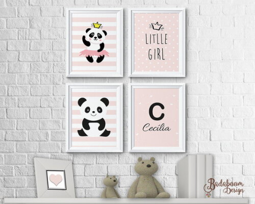 Kit Arte Digital Para Poster Infantil Panda - C.426