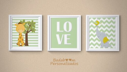 Kit Arte Digital Para Poster Infantil Safari IV