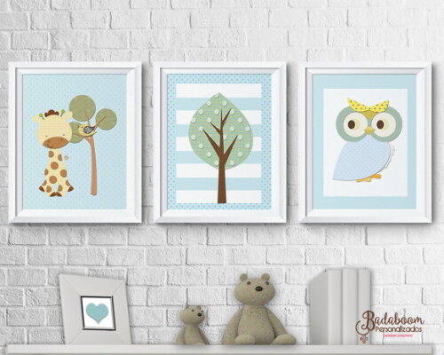Kit Arte Digital para Poster Infantil Safari - C.697