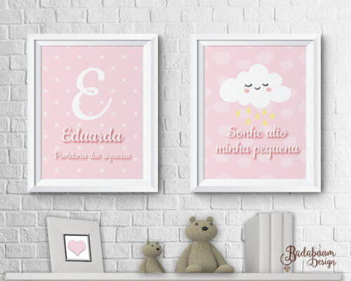 Kit Arte Digital Para Poster Nuvem I.II - C.458