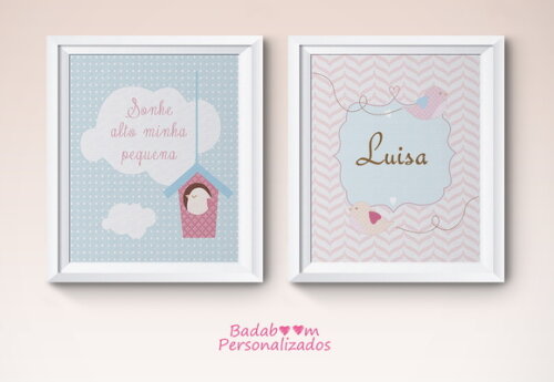 Kit Arte Digital Para Poster Passarinho II