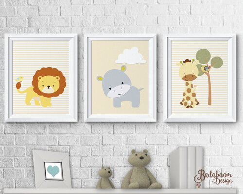 Kit Arte Digital para Poster Safari
